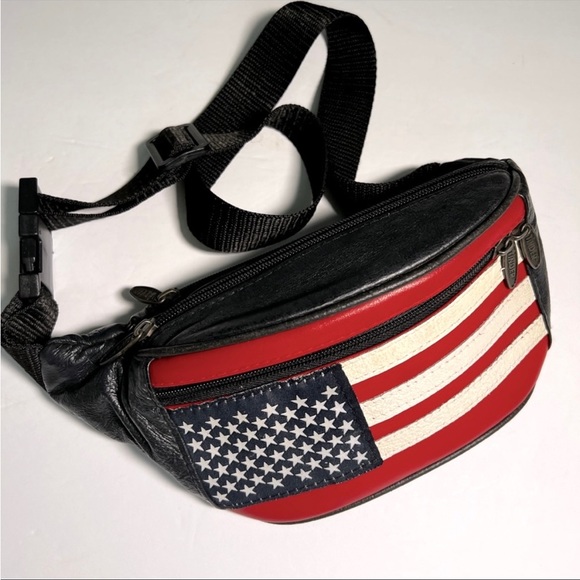 Tinder Handbags - TINDER American Flag Fanny Pack Sling Bag Waist Bag Unisex Patriotic USA